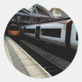 Adesivo Redondo Estação Leeds