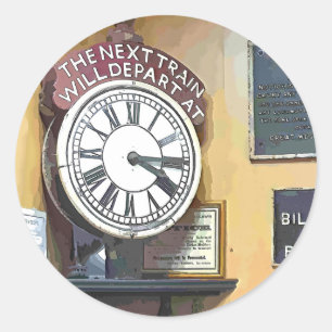 ADESIVO REDONDO ESTAÇÕES DE COMBOIO
