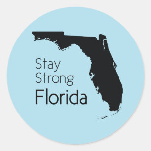 Adesivo Redondo Estada Florida forte