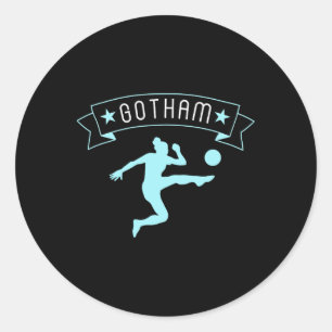 Adesivo Redondo Estádio de Apoio aos Fãs de Futebol de Gotham Most