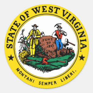 Adesivo Redondo Estado seal.jpg de West Virginia
