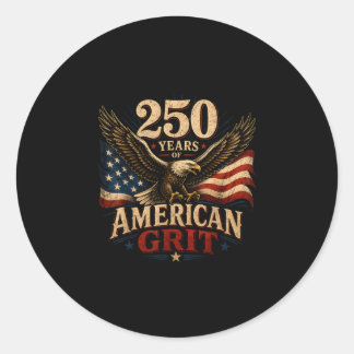 Adesivo Redondo Estados Unidos 250 anos quarto de julho patriótico