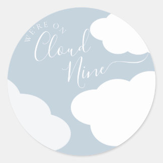 Adesivo Redondo Estamos no Cloud Nine Round Sticker