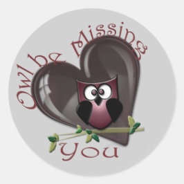 Adesivo Redondo Estaria Faltando Você