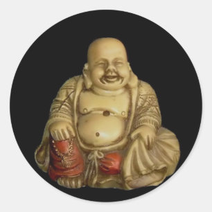 Adesivo Redondo Estátua Buda