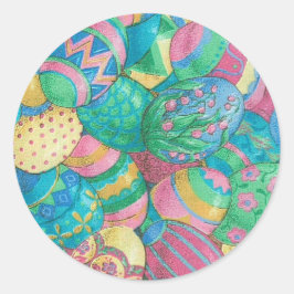 Adesivo Redondo Estavaganza dos ovos