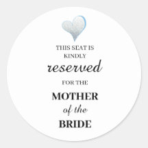 Este assento é gentilmente reservado para a mãe do