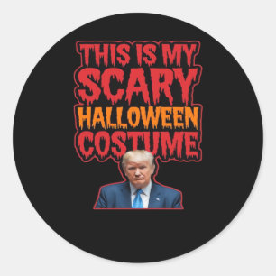 Adesivo Redondo Este É O Meu Clássico De Feira De Halloween Assust