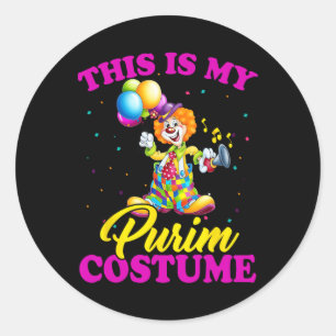 Adesivo Redondo Este É O Meu Presente De Purim Judaico.