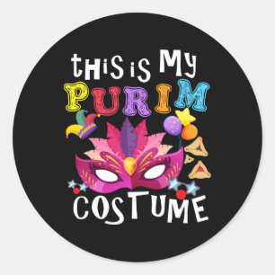 Adesivo Redondo Este É O Meu Presente De Purim Judeu