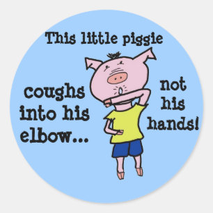 Adesivo Redondo Este pequeno piggie 4