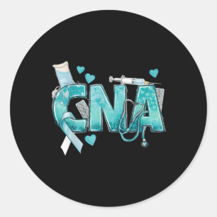 Adesivo Redondo Estetoscópio Cardíaco Cna Cancer Cervical Fita Tea