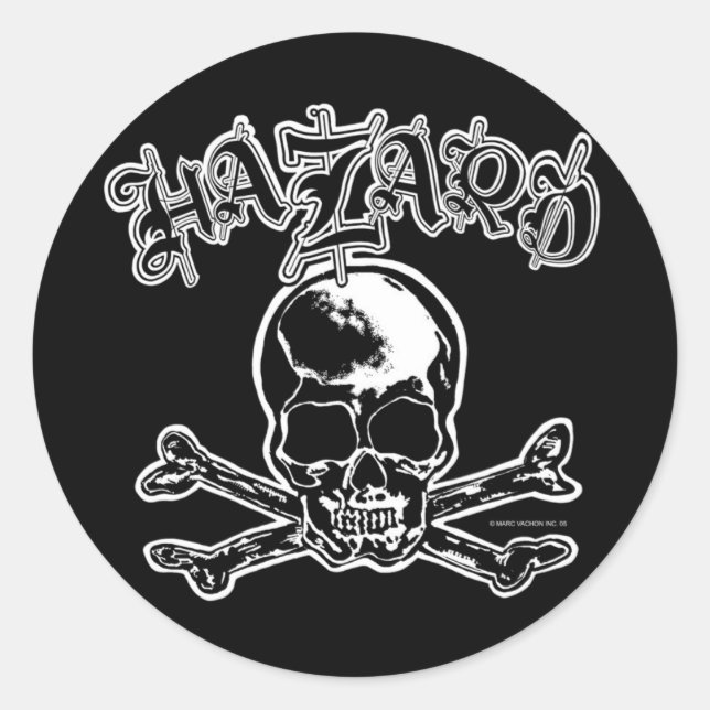 ADESIVO REDONDO ESTICADOR ROUND DE PERIGO (Frente)