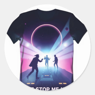 Adesivo Redondo Estilo afrobeald da tipografia tentáculo