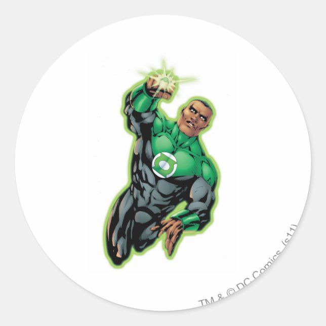 Adesivo Redondo Estilo de banda desenhada - Subindo (Frente)