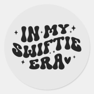 Adesivo Redondo estilo de fonte