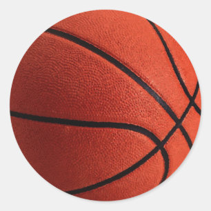 Adesivo Redondo Estilo de Tendência - Basquete