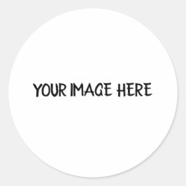 ADESIVO REDONDO ESTILO DE TEXTO MÍNIMO SIMPLES