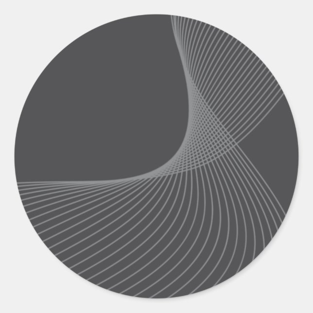 Adesivo Redondo Estilo elegante, chic, simples, arte moderna de pa (Frente)