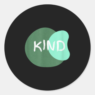 Adesivo Redondo Estilo Gráfico Tee Positivo Citação Dúvida Mental