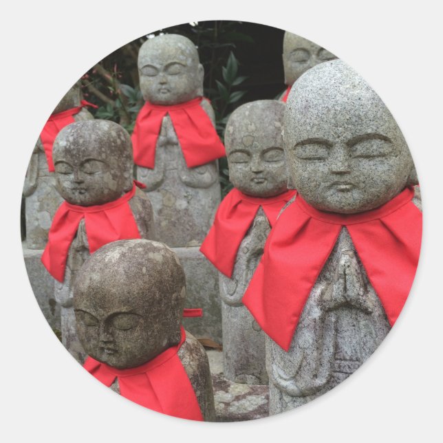 Adesivo Redondo Estilo Japonês Deity Of Children - Deity Do Guardi (Frente)