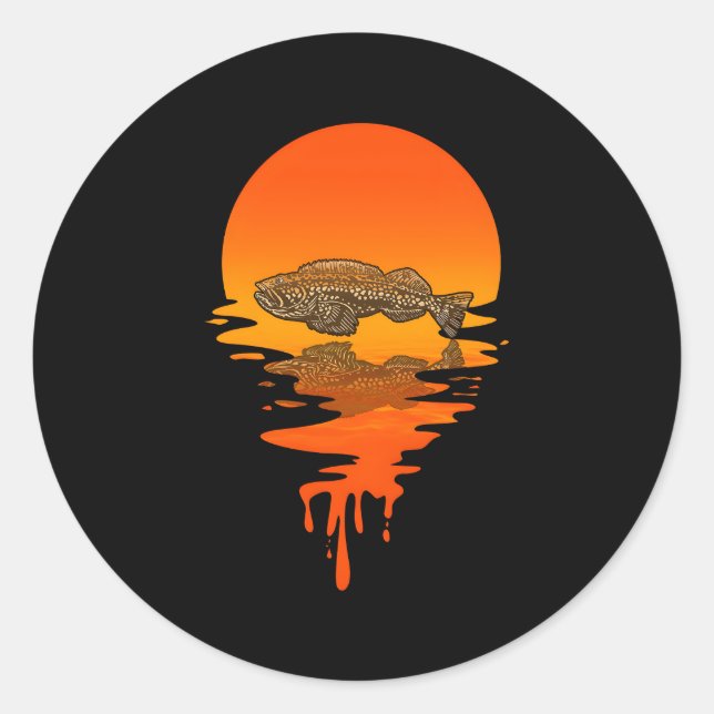 Adesivo Redondo Estilo Lingcod (Frente)