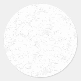 Adesivo Redondo Estilo Minimalista de Volta às Aulas