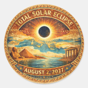 Adesivo Redondo Estilo Mosaico 2027 Eclipse