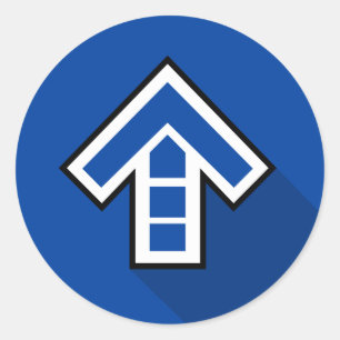 Adesivo Redondo Estilo plano de seta para dança