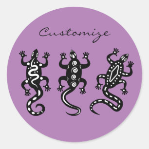 Adesivo Redondo Estilo Thunder_Cove Sudoeste de Três Lagartos Pre