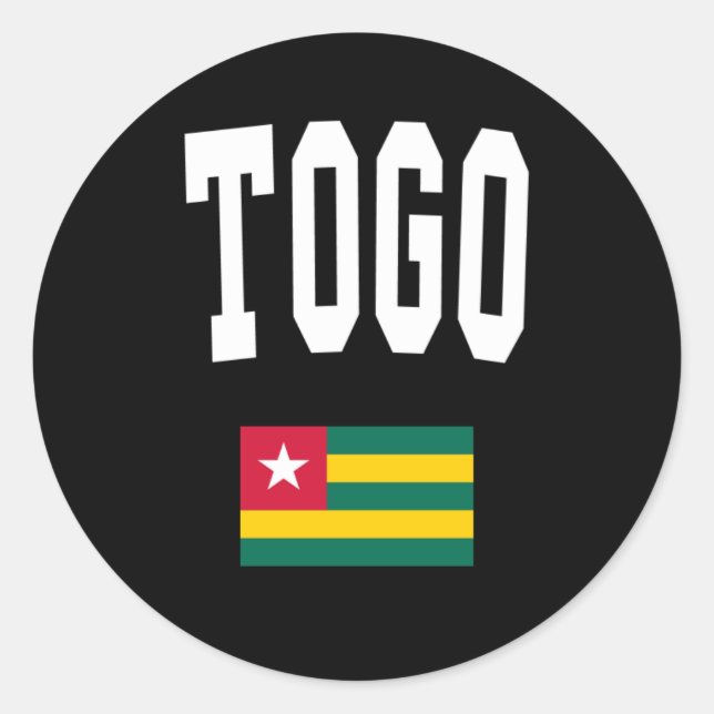Adesivo Redondo Estilo Togo (Frente)