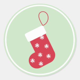 Adesivo Redondo Estoque de Natal