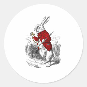 Adesivo Redondo Estou atrasado, estou atrasado