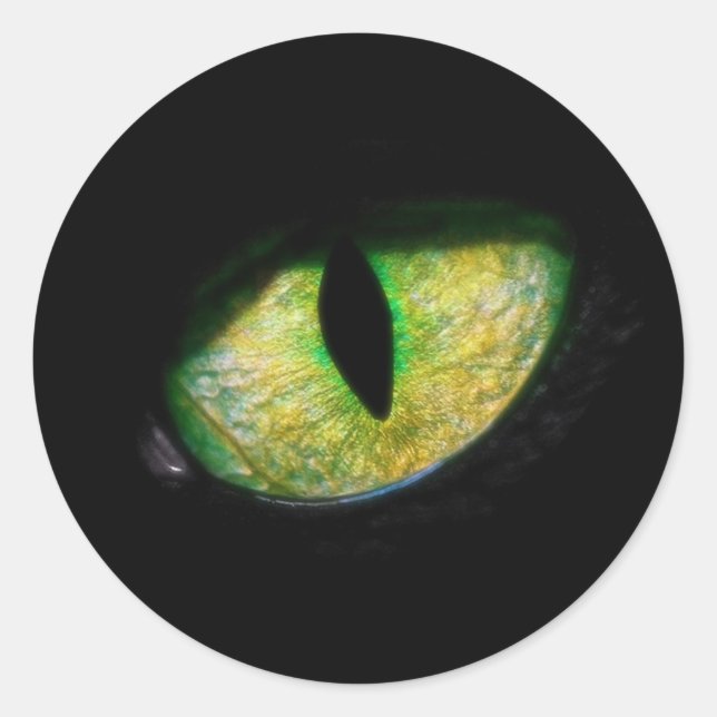 Adesivo Redondo Estou de Olho em você (Frente)