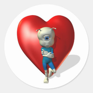 Adesivo Redondo estou de olho em você