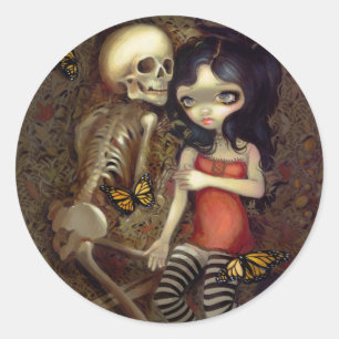 Adesivo Redondo "Estou quase contigo" Sticker