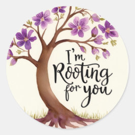 Adesivo Redondo Estou torcendo por você, palerma