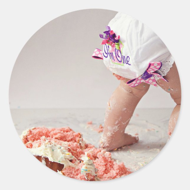 Adesivo Redondo Estou virando um! (Frente)