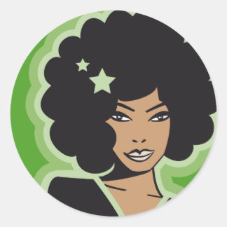 Adesivo Redondo estrela