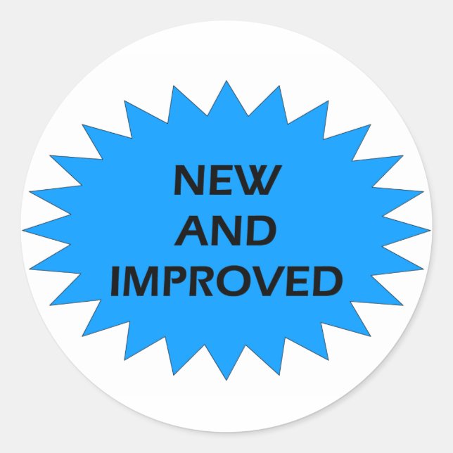 Adesivo Redondo Estrela Azul NOVA E MELHORADA (Frente)