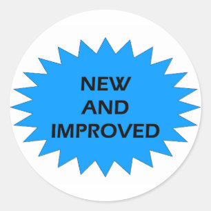 Adesivo Redondo Estrela Azul NOVA E MELHORADA