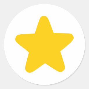 Adesivo Redondo Estrela Colorido