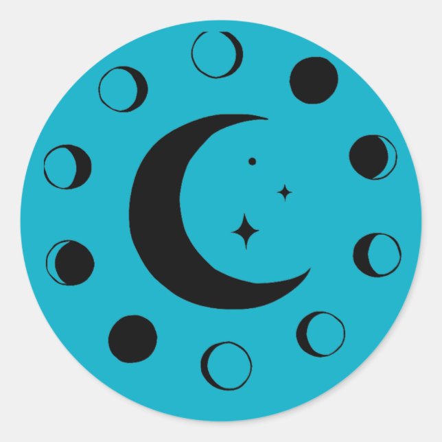 Adesivo Redondo Estrela da manhã (Frente)