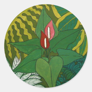 Adesivo Redondo Estrela da selva