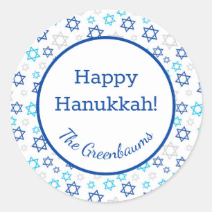 Adesivo Redondo Estrela de David