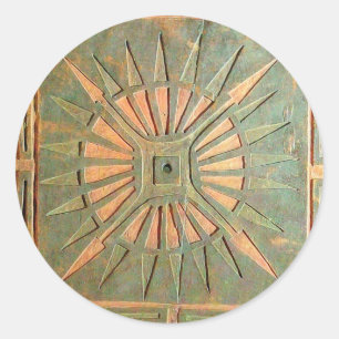 ADESIVO REDONDO ESTRELA DE MANHÃ