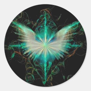 Adesivo Redondo Estrela do Anjo