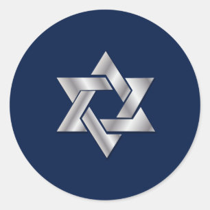 Adesivo Redondo Estrela dourada PixDezines de fundo david/DIY