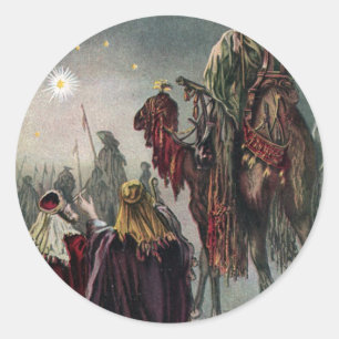 Adesivo Redondo Estrelado de Belém