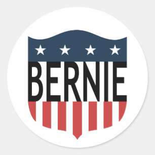 Adesivo Redondo Estrelas BERNIE e faixas